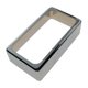 thumbnail image 2 of Mini Cubierta De Pastilla Humbucker De Latón, Agujero Abierto Para Guitarra LP, Cromo Duradero, 1 Ud., 2 of 5