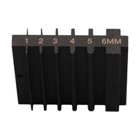 Magideal - Guía De Afilador Para Cabezal De Corte De Cuero, Pala Ancha, Herramienta De Reparación De Doble Cara De Acero Más Fino, Accesorios Para Artesanía De