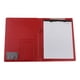 thumbnail image 4 of Carpeta De Archivos Organizador De Papel Soporte Para Documentos Bloc De Notas Cuero De PU Rojo, 4 of 5