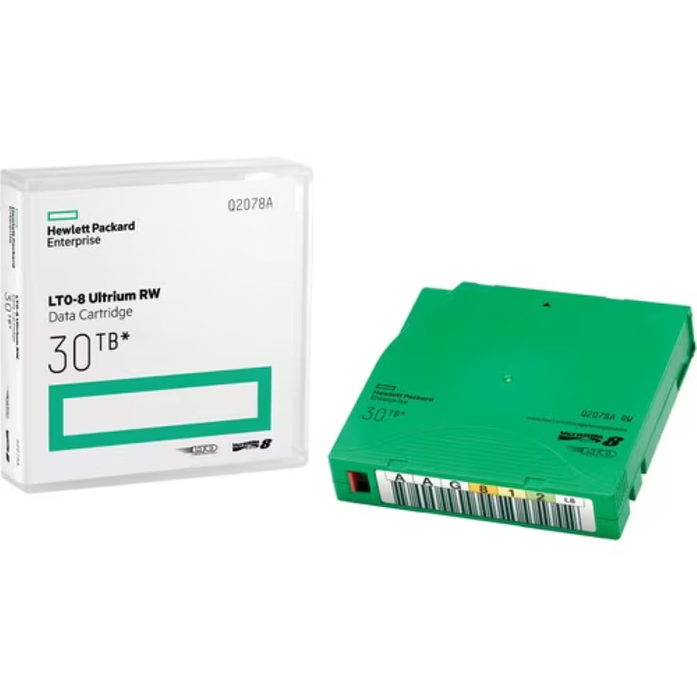 Cartucho De Datos Regrabable Hpe Lto-8 Ultrium De 30 Tb Rw