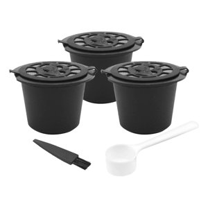Magideal - Cápsulas De Para , Con Relleno De , Hace Que El Sea Cápsulas De Taza Coffeeware Para Cafe Cocina Regalos Para Estilo B Negro