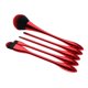 thumbnail image 1 of 5 Piezas De Pinceles De Mezcla De Cosméticos De Maquillaje Suaves Y Esponjosos Herramientas Rojo, 1 of 5