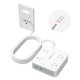 thumbnail image 1 of Regleta TESSAN 4,6 m con 8 tomas y 4 puertos USB – 2100 J, 1 of 9