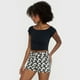 thumbnail image 4 of Short Mujer Full Print Margaritas Negro Corona, 4 of 5