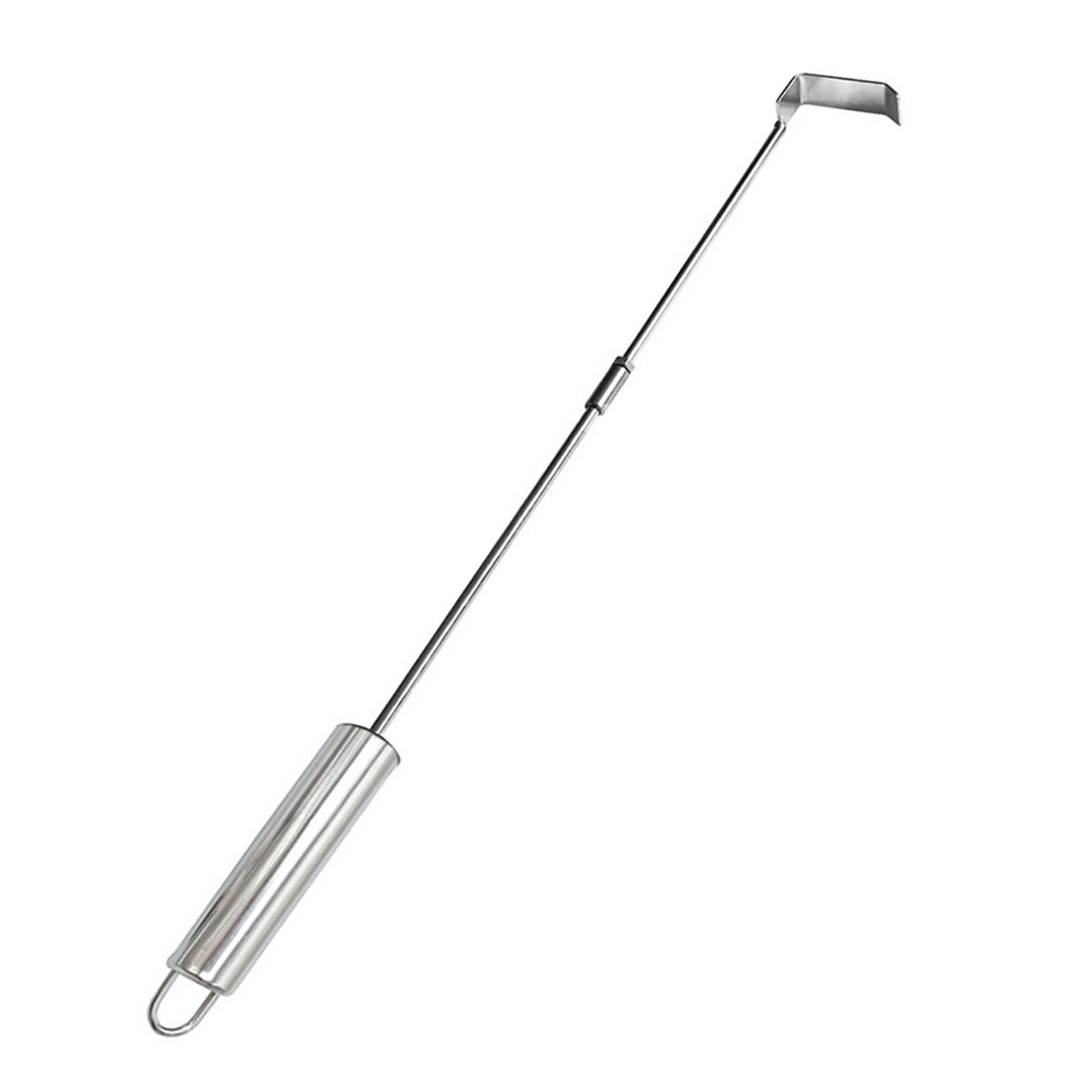 Magideal - Rastrillo De Cenizas Para Parrilla, Eliminación De Cenizas De Acero Inoxidable, Limpieza Duradera De Parrilla, Herramienta De Limpieza De Cenizas Para