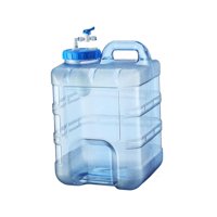 Magideal - Contenedor De Agua Jarra De Agua Portátil Con Asa Tanque De Agua Barril De Almacenamiento De Agua A Prueba De Fugas Portabotellas De Agua Para Acampar , 20L