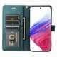 thumbnail image 2 of FOXDOCK Funda tipo Cartera para Samsung Galaxy A13 4G – Cubierta de Cuero PU con Múltiples Ranuras, Bolsillo para Efectivo y Correa de Muñeca, 2 of 6