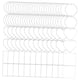 thumbnail image 4 of LLavero de acrílico de 100 Uds., suministros de bricolaje con Kit de agujeros, adorno para colgantes de llavero, llavero artesanal de, 4 of 5