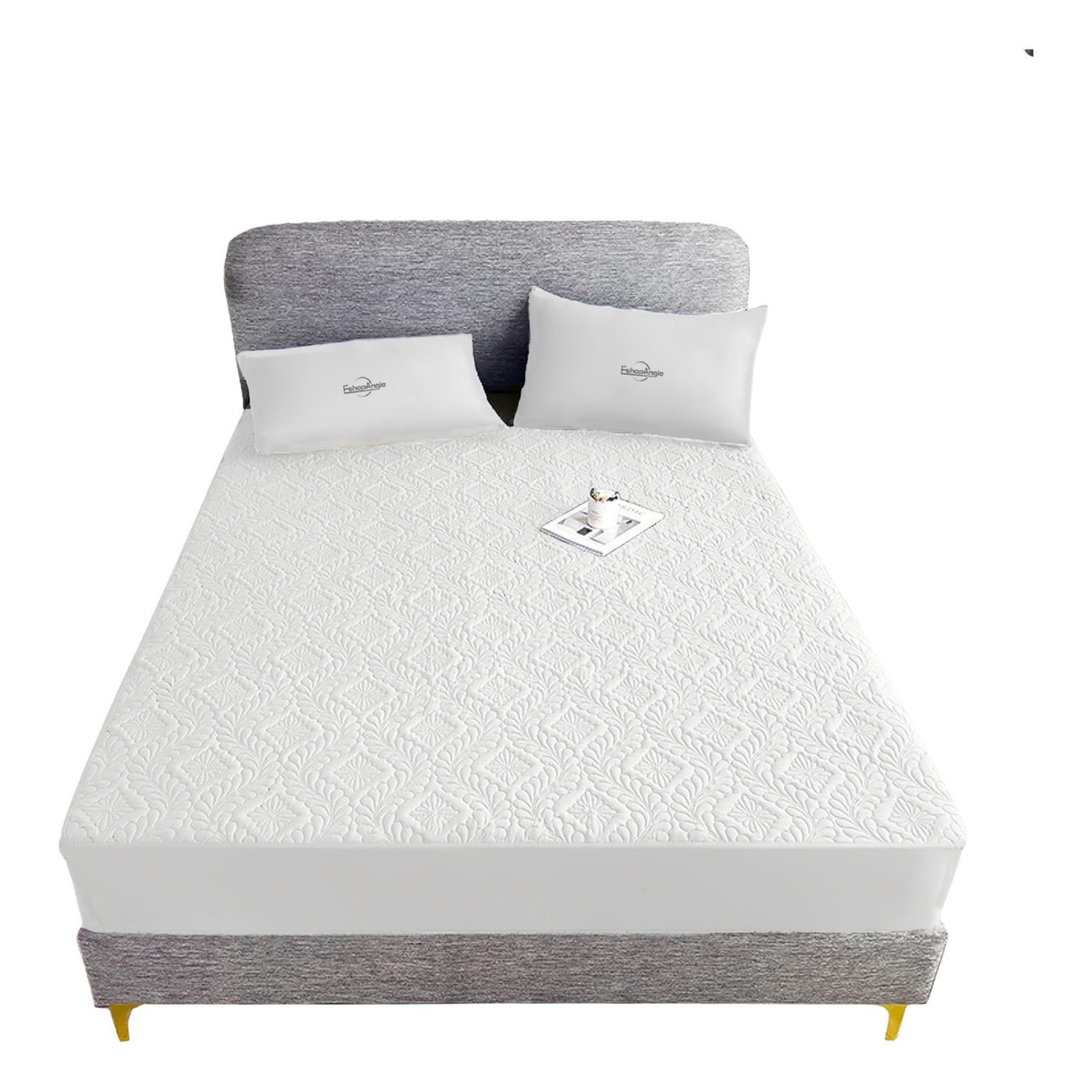 Genérico - Cubre Colchón Impermeable 2 Plazas Hipoalergénico