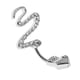 thumbnail image 5 of 14G ombligo anillos de acero inoxidable anillo del ombligo Barbell joyería serpiente -2, 5 of 5