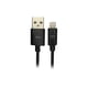 thumbnail image 1 of Cable Certificado Lightning a USB Black 9263 Mallado Calidad Alta, 1 of 2