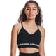 thumbnail image 1 of Sujetador deportivo Under Armour, sin costuras, de bajo impacto, largo, negro, negro, 1 of 6
