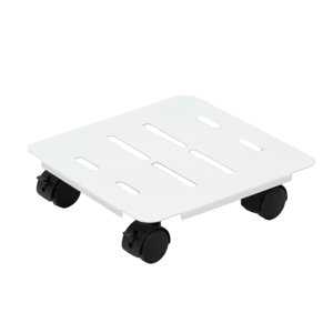 Ioensy - Soporte Para Plantas Portátil Y Moderno Para Mover Macetas De Hotel, Balcón Y Jardín, Color Blanco