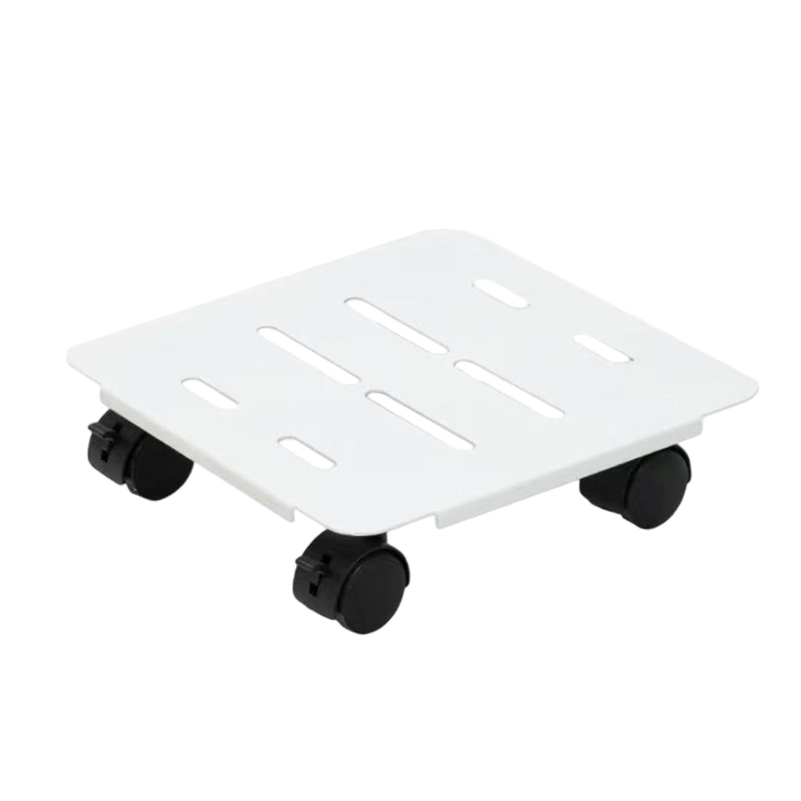 Ioensy - Soporte Para Plantas Portátil Y Moderno Para Mover Macetas De Hotel, Balcón Y Jardín, Color Blanco