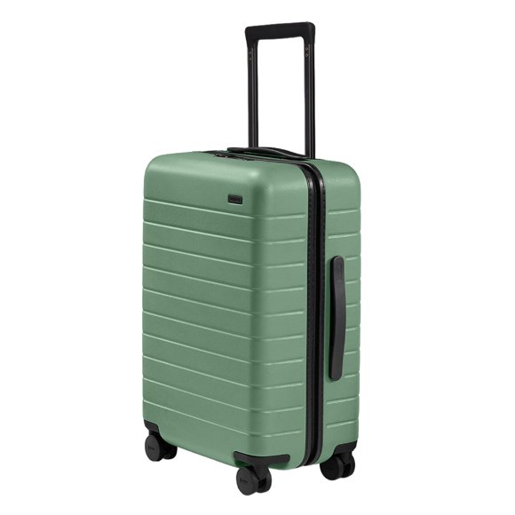 Equipaje de mano más grande Luggage Away, color verde mar, 58,4 cm, con ruleta