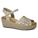 thumbnail image 1 of Sandalia Mujer Plataforma Yute Gold Aurora Begoña, 1 of 3