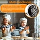 thumbnail image 3 of Tamizador de harina Cook Army, 3 tazas, acero inoxidable, doble capa, 3 of 7