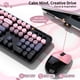 thumbnail image 4 of Teclado y ratón inalámbricos MOFII 104 Teclas redondas retro, 4 of 9