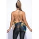 thumbnail image 2 of Saronite Blusa Casual con Espalda Abierta, Cuello Vuelto y Tirantes Finos Ajustables, Azul Marino (para Mujer), 2 of 4
