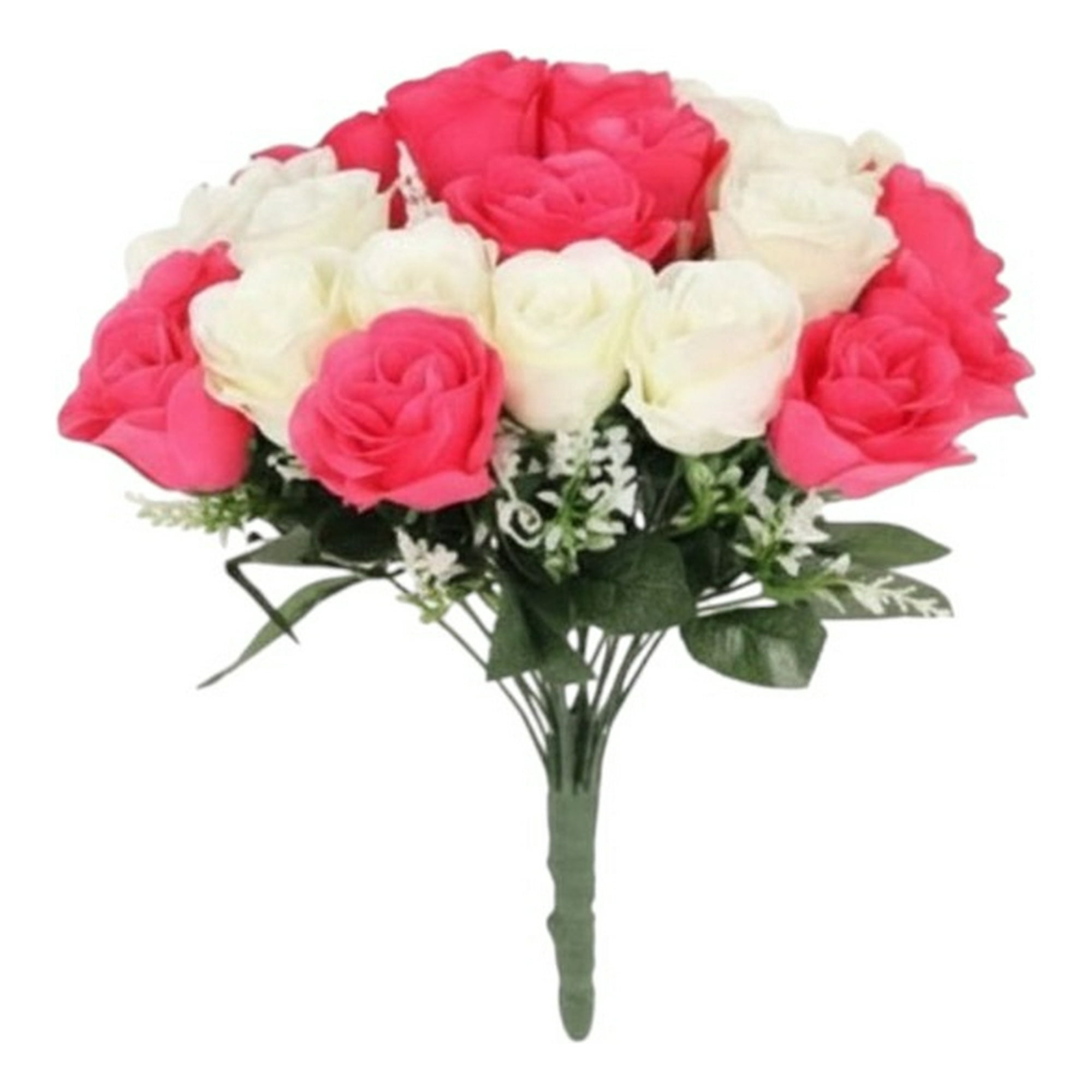 Genérico - Flores Artificiales Ramo Rosas Novia Adorno Decoración Jhn