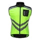 thumbnail image 5 of Chaleco De Ciclismo A Prueba De Viento Jersey Sin Mangas De Ciclismo De Carretera Reflectante Verde L, 5 of 5