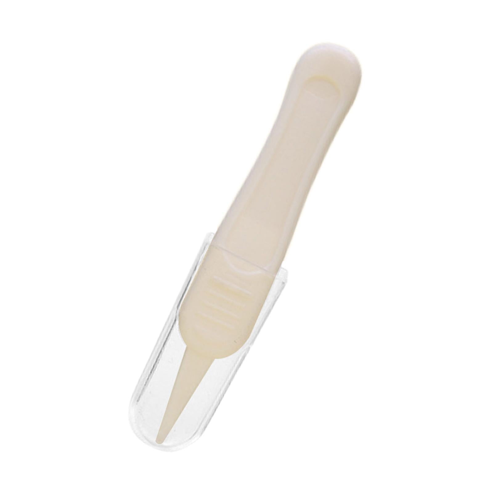 Magideal - Pinzas Para Bebé, Pinzas Para Limpiar El , Pinzas Para Limpiar El , Pinzas Nasales Redondeada, Herramienta De Clip , Blanco