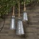 thumbnail image 5 of Cencerro decorativo Bells Deco 79 de metal rústico plateado, 3 unidades, 5 of 9