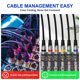 thumbnail image 4 of Cables XLR Heams Professional, paquete de 6 unidades, 7,6 m, trenzados sin ruido, 4 of 7