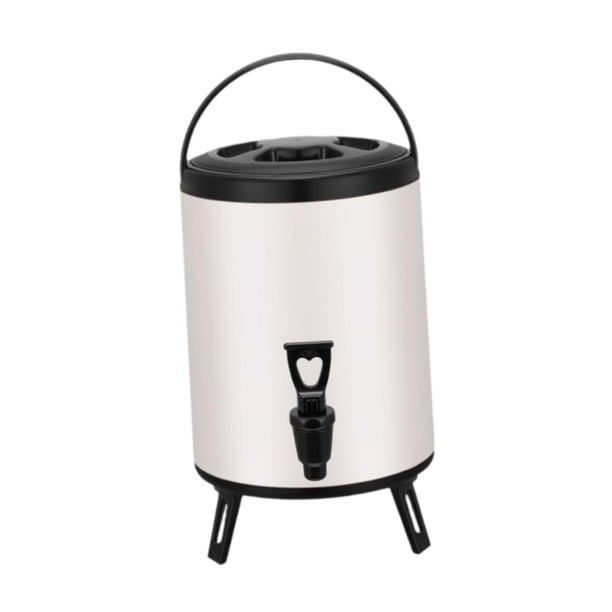 Dispensador De Bebidas Frías Y Calientes A Prueba De Fugas Con Balde Para Leche, Para Sopa, Café, 6 L