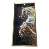 Genérico - Cuadro Decorativo Arte Corcel Místico Adorno Pared Jhn