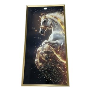 Genérico - Cuadro Decorativo Arte Corcel Místico Adorno Pared Jhn