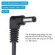 thumbnail image 3 of Uxcell Cable de Extensión de Alimentación de CC de 2 Pies 5.5mm x 2.1mm Macho a Macho, 2 Adaptadores de Cable de Ángulo Recto de 90 Grados, Negro, 3 of 4