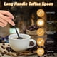 thumbnail image 3 of Cuchara para té helado de mango largo, cucharas para mezclar cócteles, cucharas de café de acero inoxidable, juego de 6, 3 of 5