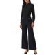 thumbnail image 2 of INSPIRE CHIC Camisa de Trabajo para Mujer con Botones, Cuello con Solapa, Manga Larga, Talla M, Negro, 2 of 6