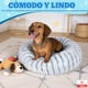 thumbnail image 4 of Cama Redonda Para Mascota Gatos Perros Tela Angora Suave Lavable Estilo Donut Dirty Color Gris, 4 of 10