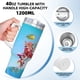 thumbnail image 5 of Jake y los Piratas del País de Nunca Jamás Vaso aislado de acero inoxidable con asa, diseño temático, regalo para familia, amigos y fans; incluye pajita y encaja en el portavasos estándar, 40 oz, 5 of 6