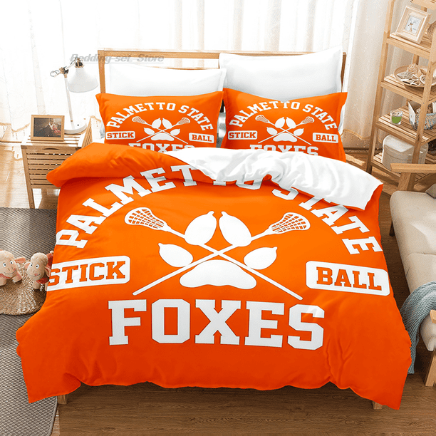 The Foxhole Court Palmetto State Bedding Set Bed Set Aldult Kid Bedroom Duvetcover Set Anime