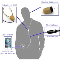 Coomax Mini Auricular Espía Oculto Auricular Inalámbrico Auricular Det