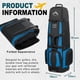 thumbnail image 2 of Bolsa de viaje para golf uniHimal 38 cm negra‑azul con ruedas, 2 of 7