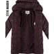 thumbnail image 2 of Chaqueta Steve Madden larga acolchada en forma de V Puffer Merlot 2X, 2 of 7