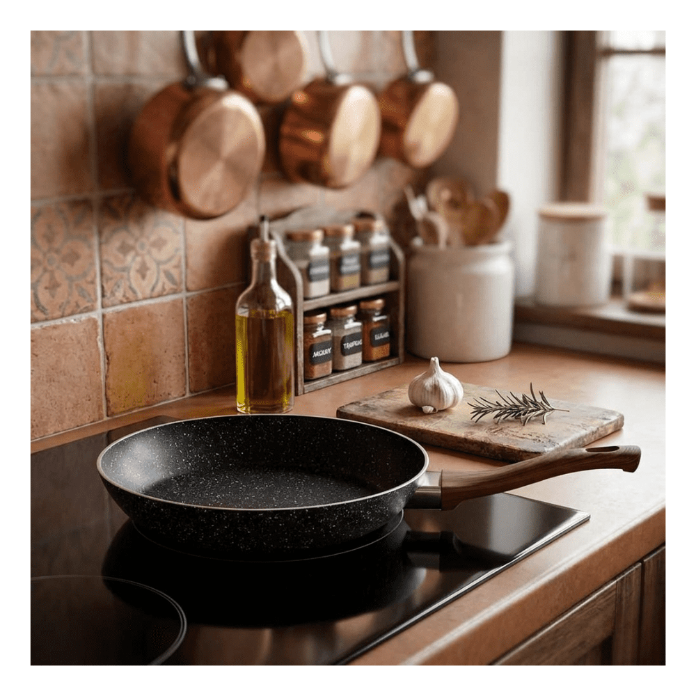 Genérico - Sartén Wok De Cerámica Hyllis Antiadherente Para Inducción 27 Cm