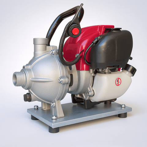 Genérico - Motobomba De 1 Pulgada Erux Profesional A 1.5 De Salida 4 Tiempo