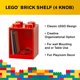 thumbnail image 5 of Shelf Room Copenhagen Lego Brick 4 Stud, color rojo, 5 of 9