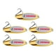 thumbnail image 3 of 5x Cucharas De Pesca Verticales Duros Spinnerbaits Cebos Para Lubina Agua Dulce Agua Salada Oro 10g, 3 of 5