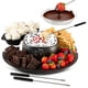 thumbnail image 1 of Set de fondue & Smores Maker Kusini 2 en 1, eléctrica, con bandejas, 1 of 8