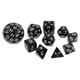 thumbnail image 3 of Juego De Dados De Varios Lados De Dados Digitales De 10 Piezas Para Juego De Rol De Juguete Negro, 3 of 4