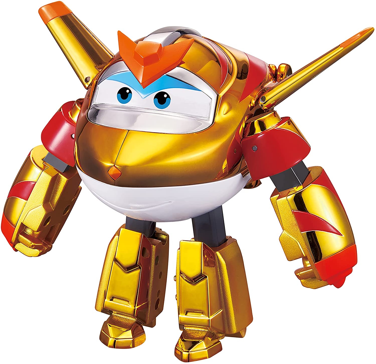 Juguete Aeroplano Golden Boy De Super Wings | Avion A Robot Super Wings Super Wings