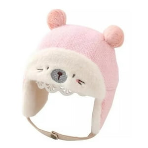 Total Upgrate - Gorro De Invierno Con Chiporro Para Bebes Rosado