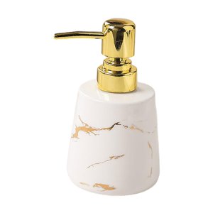 Magideal - Dispensador De Jabón Corporal, Dispensador De Jabón Líquido Recargable Elegante Y Resistente Para El Hogar Y El Baño, 250 Ml , Blanco