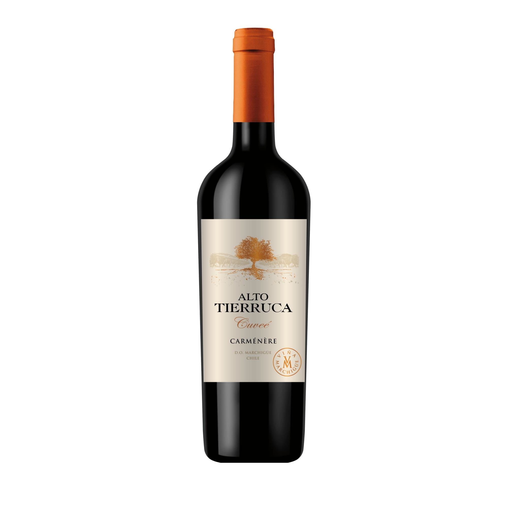 Vino Tinto Carmenere Cuvee 13.5° Botella 750 ml Alto Tierruca